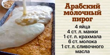 рецепт молочного пирога