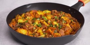 Азу по-татарски с картошкой