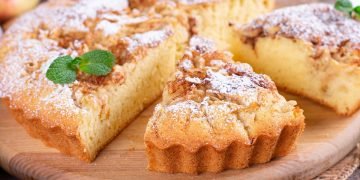 банановая шарлотка