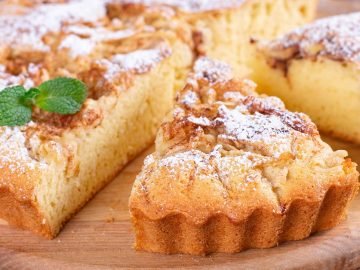 банановая шарлотка