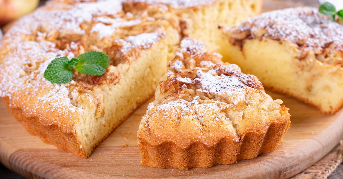 банановая шарлотка