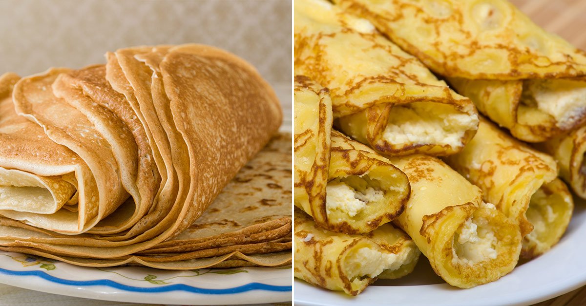 Блины без муки