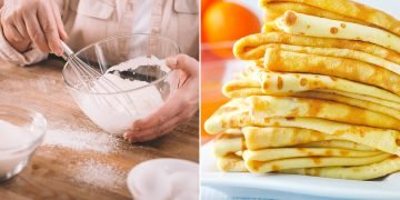 Блины на майонезе