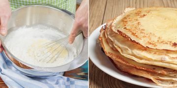 блины с манкой