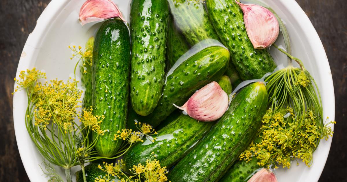 Быстрые малосольные огурцы с чесноком