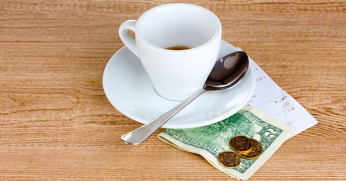 Чаевые в ресторане