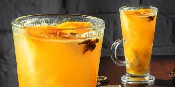 чай с мандаринами