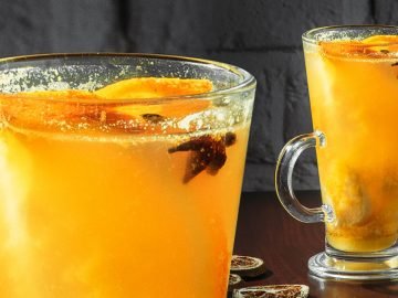 чай с мандаринами