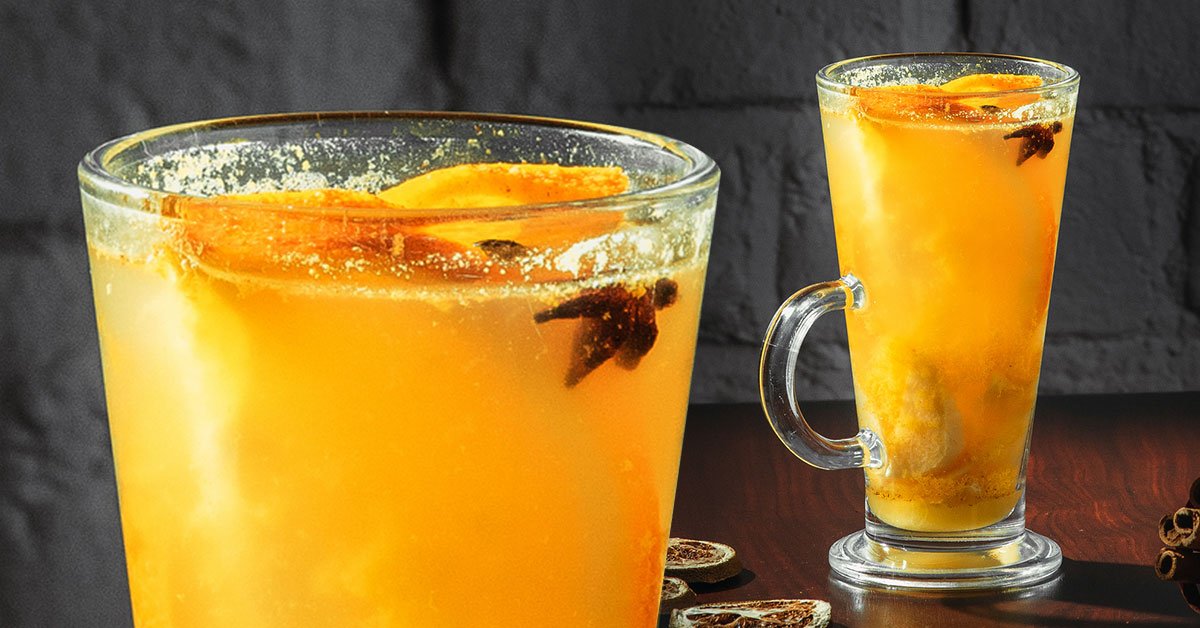 чай с мандаринами