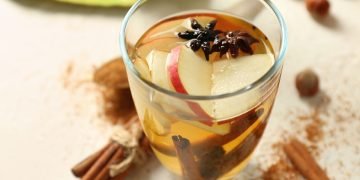 чай с яблоками