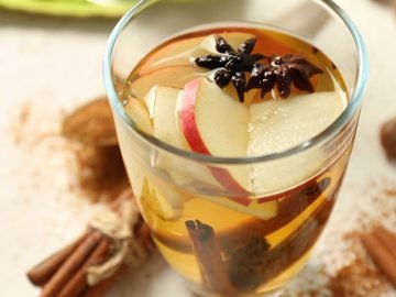 чай с яблоками