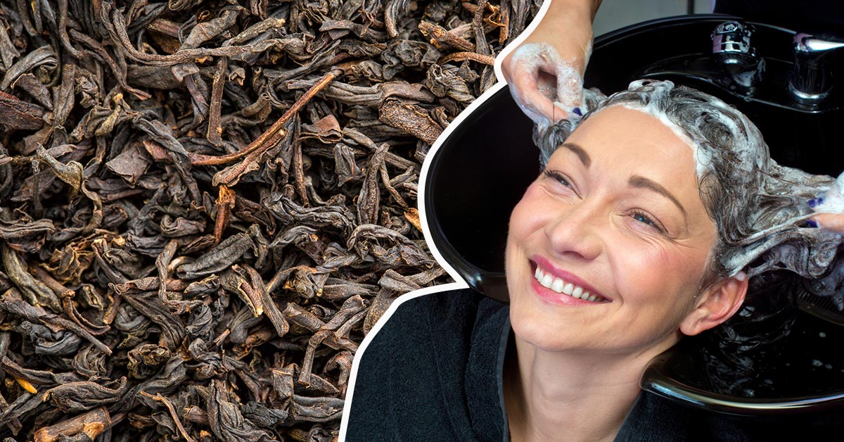 чай в качестве шампуня