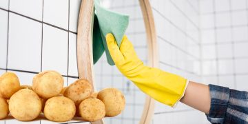 чистка зеркал