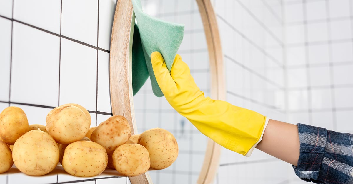 чистка зеркал