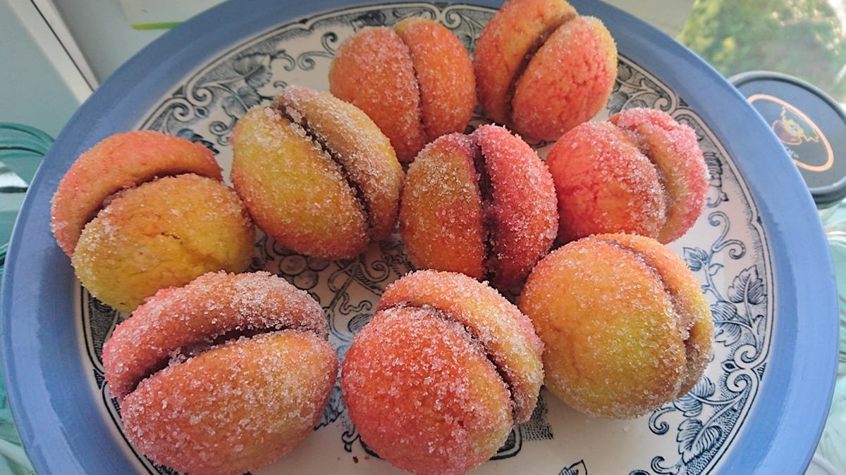 печенье персики
