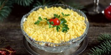 диетическая «мимоза»