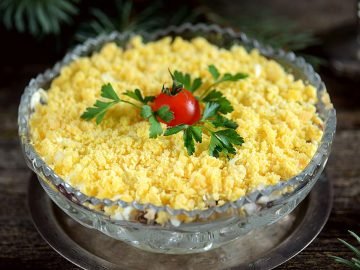 диетическая «мимоза»