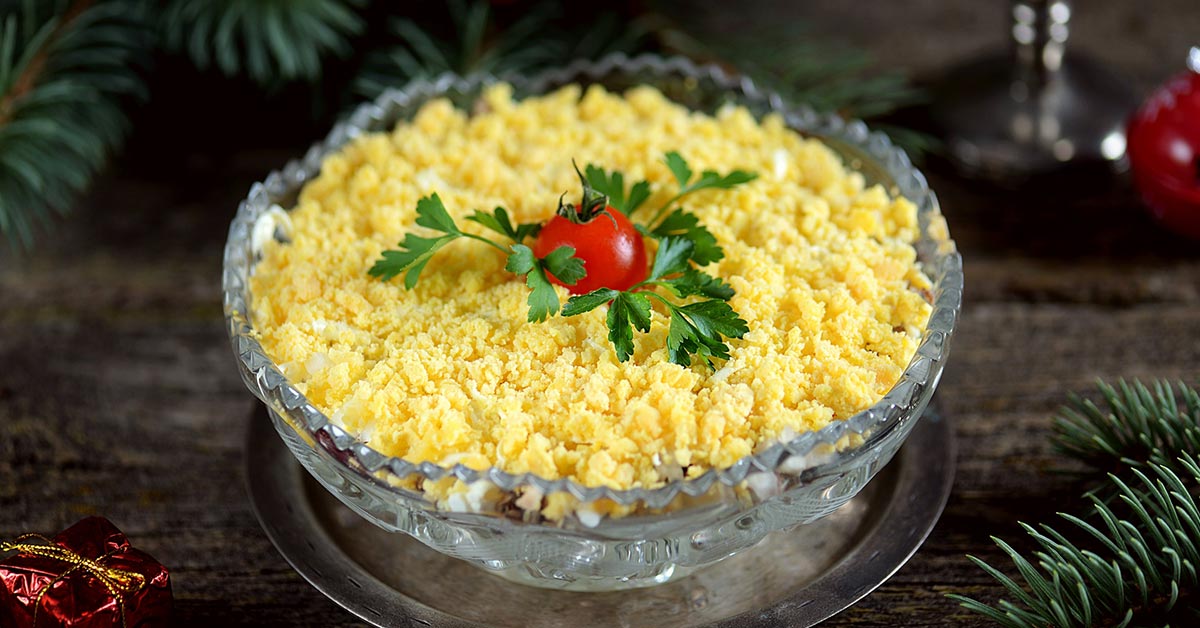 диетическая «мимоза»