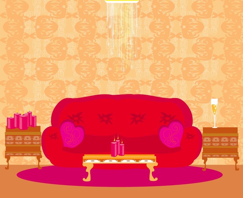 дизайн маленькой гостиной в бежевом цвете