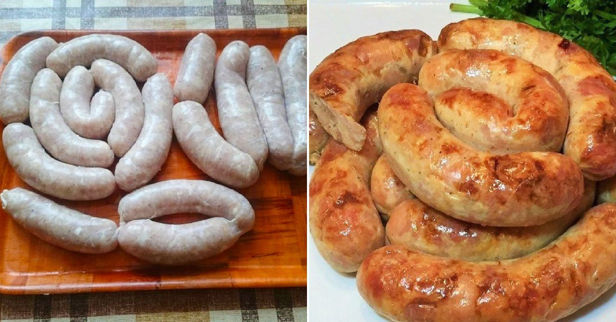 Домашняя куриная колбаса
