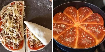 Дрожжевой пирог с мясом