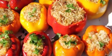 Фаршированный болгарский перец