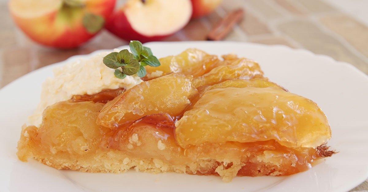 французский яблочный пирог