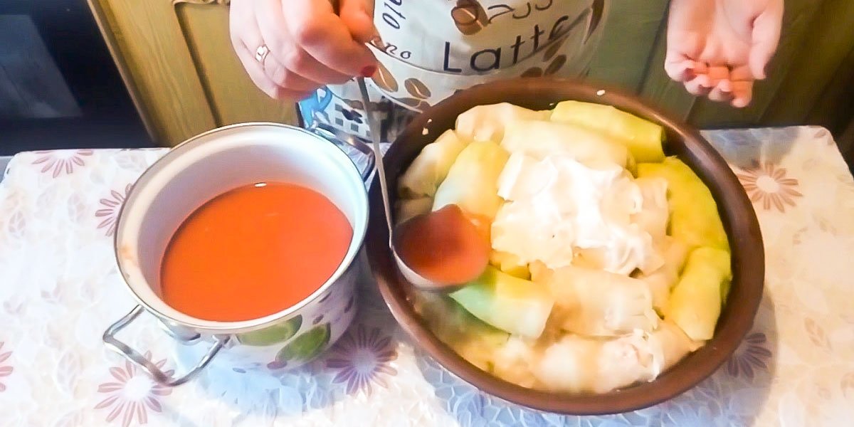 голубцы с картошкой и фаршем