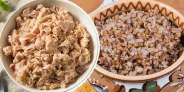 гречка с рыбой