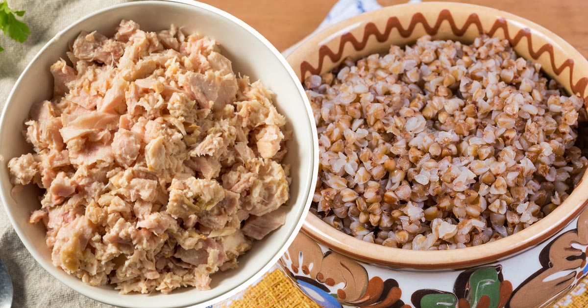 гречка с рыбой