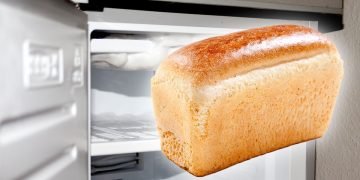хлеб в морозилке