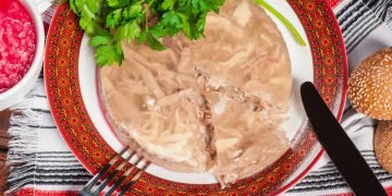 Холодец из говядины без желатина