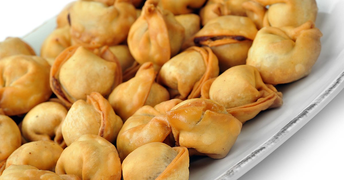 хрустящие пельмени