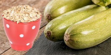 кабачки и овсянка