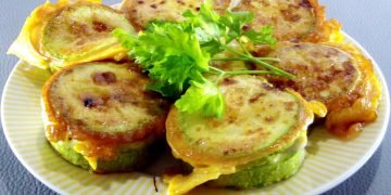 Кабачки с сыром на сковороде