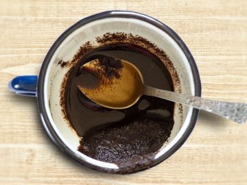 как использовать кофейную гущу