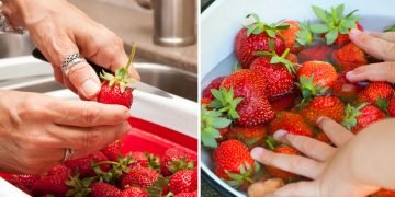 как мыть клубнику