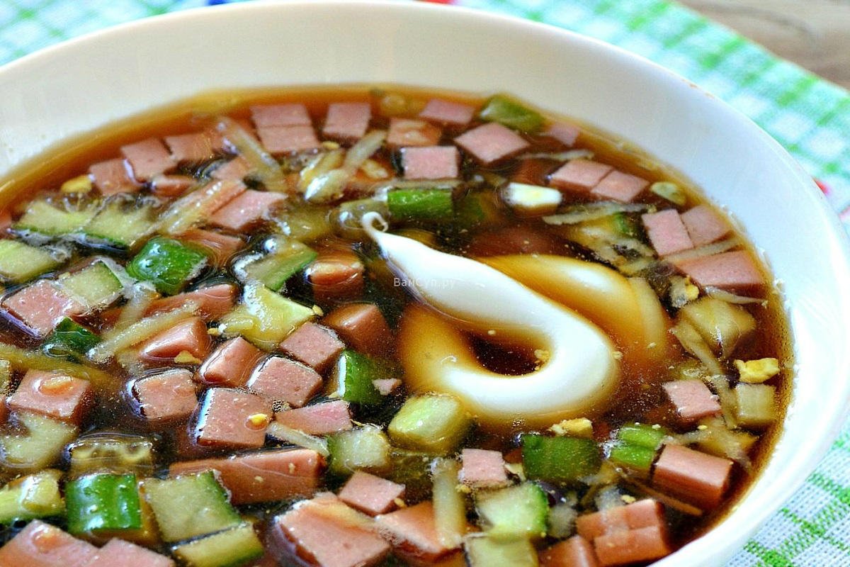 приготовление окрошки