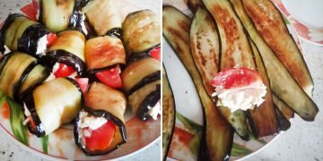 Как приготовить рулетики из баклажанов