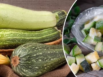 Как заморозить кабачки