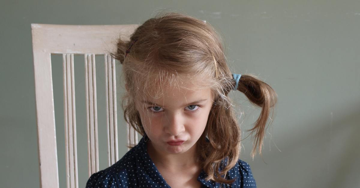 Капризная девочка
