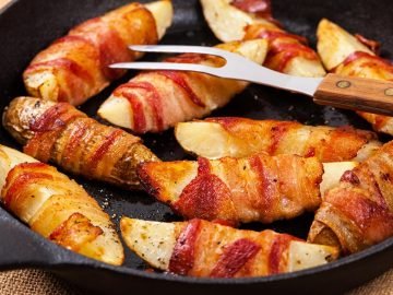 картофель с беконом