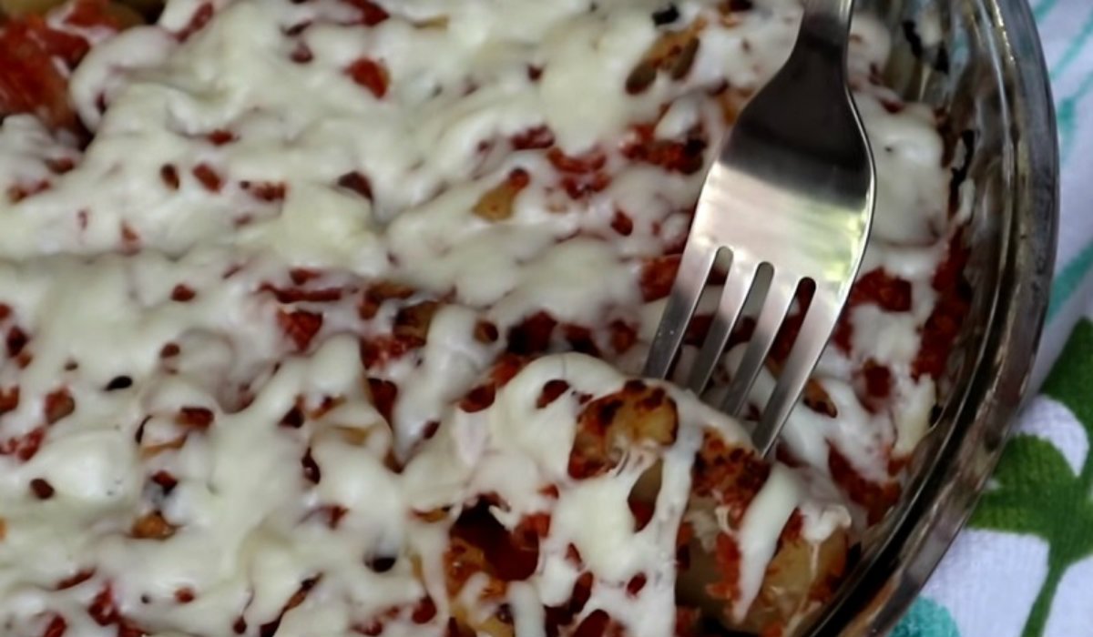 картофель с фаршем