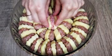 картофель с мясом