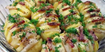 картошка-гармошка в духовке