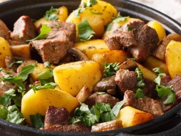 картошка с мясом