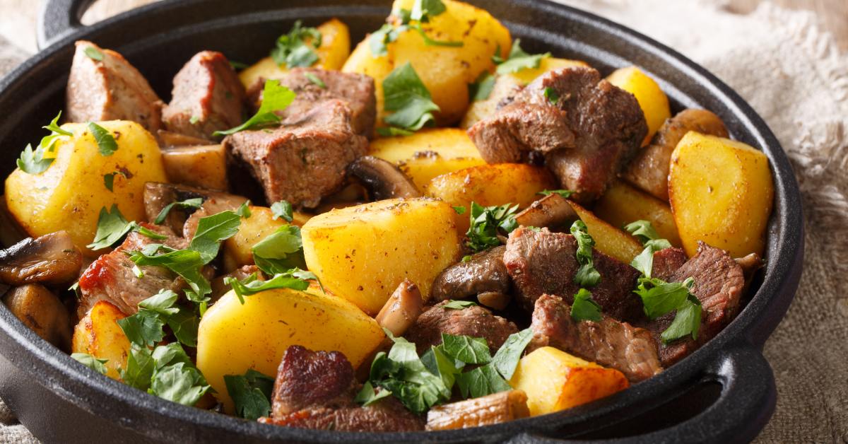 картошка с мясом