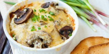 Классический жюльен с грибами