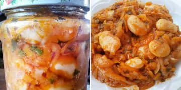 Консервированный салат с морковью