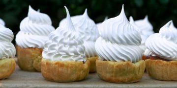 Корзинки с кремом